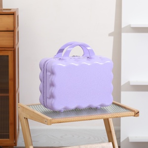 Valigia da Viaggio in Poliestere da 14 Pollici con Chiusura a Cerniera e Manico Morbido - Product Image 1