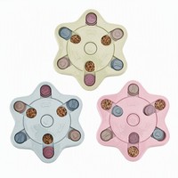 Bol pour chien NOVIPET au design moderne, bol à alimentation lente, compatible lave-vaisselle et micro-ondes, bol en silicone avec fonction antidérapante pour chiens et chiots