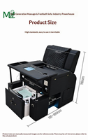 Équipement de salon, fauteuil de pédicure multifonctionnel, fauteuil de massage électrique moderne avec ensemble de manucure
