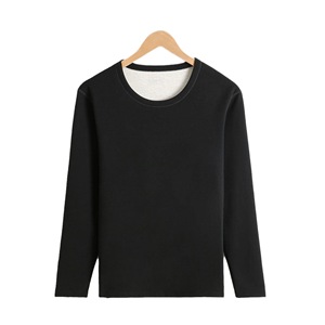 Set di biancheria intima termica in lana di seta da <span class=keywords><strong>donna</strong></span> abbigliamento caldo in velluto per pantaloni da camicia autunnali che modellano il corpo-mutandoni all'ingrosso - Product Image 2