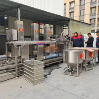 Machine automatique de fabrication de peau de tofu |   Équipement pour la fabrication de feuilles de tofu |   HJ Brand PLC Core 380V 1KW Haute Sécurité Usine de Soja