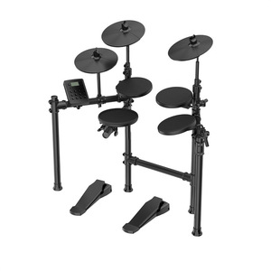 Tambores electrónicos silenciosos de rendimiento profesional, instrumentos de percusión plegables portátiles con cabezales de tambor de cámara de silicona - Product Image 1