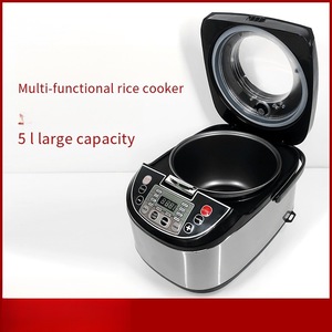 Silver Crest 5L Electric Rice Cooker Non-Stick Inner Pot <b>Timer</b> Function Domestic Use - Product Image 5