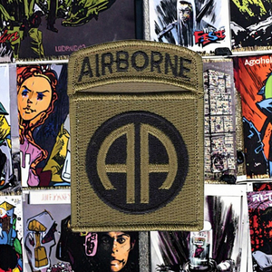 Écussons brodés 3D personnalisés en gros pour uniformes américains, forces spéciales, <span class=keywords><strong>Rangers</strong></span>, parachutistes, à thermocoller, avec boucle auto-agrippante, pour chapeaux - Product Image 2