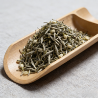 Teh Putih Jasmine Silver Needle Organik Kelas Premium-A Daun Teh Longgar dengan Aroma Bunga untuk Kesehatan Sehari-hari dan Hadiah