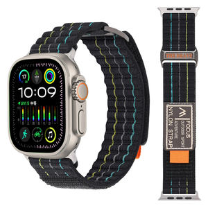 Bracelet en tissu robuste <span class=keywords><strong>Trail</strong></span> Loop pour <span class=keywords><strong>Apple</strong></span> Watch Ultra 3 49 mm, sangle en nylon sport pour <span class=keywords><strong>Apple</strong></span> Watch Series 11 - Product Image 6