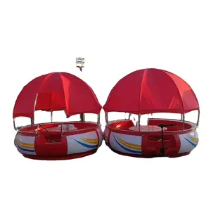水上运动滑水板彩色光浮动烤架休闲水上游乐公园设备电动烧烤甜甜圈烧烤船