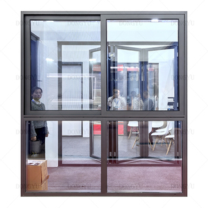 Fenêtre coulissante panoramique en alliage d'aluminium, vue stable et panoramique, verre trempé épais stratifié, fenêtre coulissante sur mesure - Product Image 2