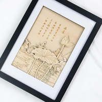 Service de découpe laser sur bois d'usine, gravure laser, contreplaqué de haute qualité, décoration murale pour la maison, acceptation des designs personnalisés OEM ODM