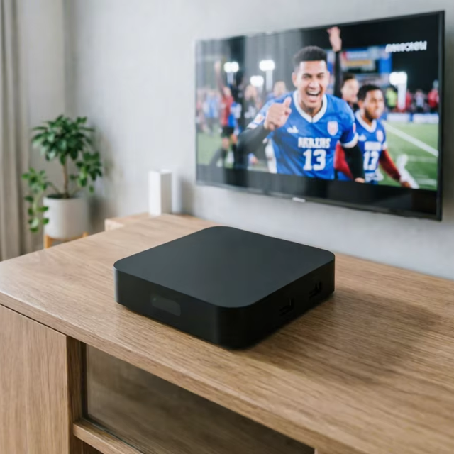 Custom Android Smart TV Box 2026 WiFi5 4K 4G+32G Quad Core Android 9 1 Year Warranty BT Voice Control Remote for Receiver Live