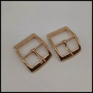 Hebilla de doble punta de aleación de 3.8cmx3.9cm para ropa, bolsos, zapatos y cinturones - Product Image 5