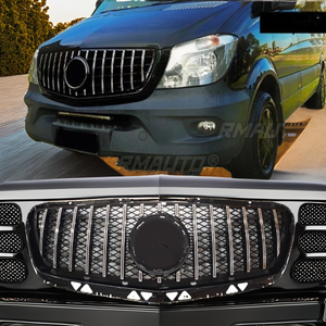 Grilles de pare-chocs de voiture en fibre de carbone, bandes décoratives, kit carrosserie racing, pare-chocs avant Mercedes Benz <span class=keywords><strong>Sprinter</strong></span> W906 GT 2013-2016 - Product Image 2