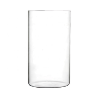 Bougie en verre borosilicate transparent avec bouchon en liège gaufré, fournitures de décoration de mariage européennes, ornement d'aromathérapie