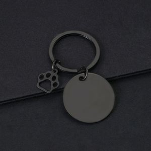 Llavero Personalizado de Acero Inoxidable con Impresión UV, Moderno, para Regalos Navideños, Logotipo de Empresa, Material en Blanco de Fábrica - Product Image 5