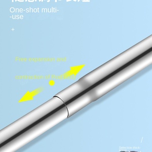 Tige télescopique en acier inoxydable sans trou pour chambre à coucher armoire salle de bain <span class=keywords><strong>rideau</strong></span> de douche porte fenêtre <span class=keywords><strong>dressing</strong></span>-<span class=keywords><strong>Support</strong></span> polyvalent - Product Image 2