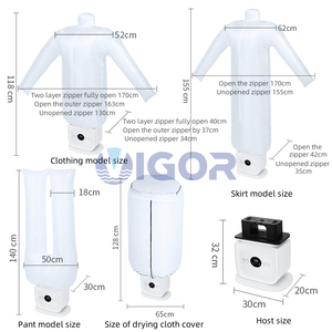 Mini Stiratrice Automatica Intelligente per <span class=keywords><strong>Camicie</strong></span> e Vestiti con Asciugatura ad Aria, Stiratrice Portatile per Indumenti - Product Image 6