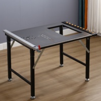 Table de toupie pour le travail du bois scie à panneaux à table coulissante pour le travail du bois