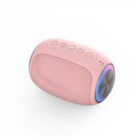 Speaker Mini RGB Portabel, Speaker Audio Stereo Kecil Nirkabel untuk Penggunaan Dalam Ruangan dan Perjalanan, Buatan Pabrik Sendiri
