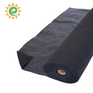 Tissu paysager non tissé en plastique PP naturel, couvre-pot, paillis, sol, anti-plastique, tapis de contrôle des mauvaises herbes pour les arbres - Product Image 3