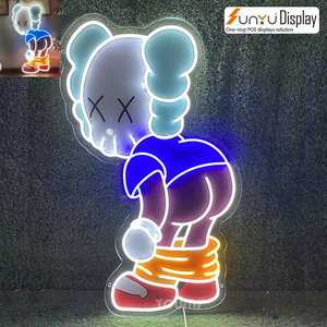 Enseigne au néon personnalisée de conception libre de logo d'Anime de bande dessinée logo de marque enseigne au néon menée pour la décoration de mur pour des décorations d'enfants - Product Image 5