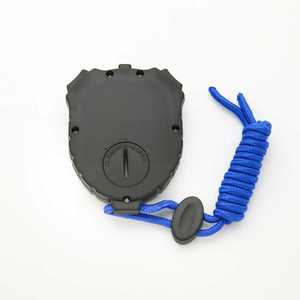 שעון עצר דיגיטלי <span class=keywords><strong>LCD</strong></span> 10 זיכרון קלאסי שורות כפולות 1/100 שניות טיימר ספורט עמיד למים נייד מקצועי לאימוני ריצה - Product Image 3