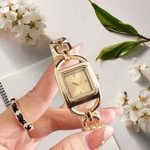 Reloj de pulsera moderno para mujer con esfera cuadrada, correa de acero inoxidable, reloj de moda, relojes de diseño económicos para mujer - Product Image 2