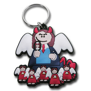 Llaveros de PVC Artículos Promocionales con Logotipo Personalizado, Llaveros de Goma 3D, Llavero de PVC con Logotipo Personalizado - Product Image 1