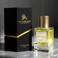 Flacons de parfum vides de luxe personnalisés, transparents, à sertir, 30 ml, 50 ml, 100 ml, flacon de parfum à double compartiment avec boîte cadeau