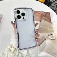 Coque transparente en cristal pour VIVO V70 FE 5G V70 Elite 5G V70 5G, cadre coloré, protection d'objectif surélevée, anti-chute, découpes précises, fine et légère