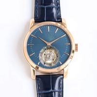 Montre chronographe automatique de luxe haut de gamme pour homme avec mouvement tourbillon squeletté, boîtier en acier inoxydable et bracelet en bois, réserve de marche