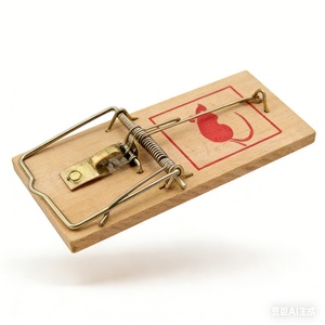 Piège à souris en bois réutilisable pour le contrôle des rats en intérieur et en extérieur - Product Image 3