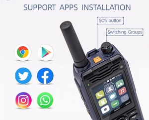 Radio de Dos Vías 4G de Largo Alcance <span class=keywords><strong>Walkie</strong></span> <span class=keywords><strong>Talkie</strong></span> POC con Android 10 Teléfono Móvil con Tarjeta <span class=keywords><strong>SIM</strong></span> <span class=keywords><strong>Dual</strong></span> - Product Image 3