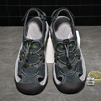 Cross-Border sepatu pria, sandal kasual trendi ringan tahan air permukaan jala bernafas anti-tabrakan