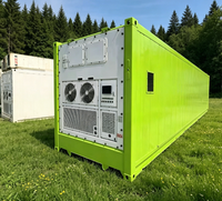Système de culture de champignons industriel en chambre froide avec moteur et contrôle climatique intelligent, conteneur de production à haut rendement
