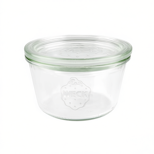 Pot à confiture Weck avec couvercle en verre inclus, lot de 6, récipient de stockage - Product Image 2