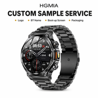Montre connectée sportive AK82 2026 avec écran de 1,8 pouce, appels Bluetooth, moniteur de fréquence cardiaque et d'oxygène sanguin, étanchéité IP67 pour activités sportives et extérieures