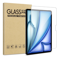 Protecteur d'écran en verre trempé transparent HD de qualité supérieure pour Apple iPad Air 11 pouces (M3) 2025 ipad Pro 12.9 9.7 pouces