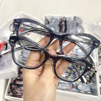 Montures de lunettes surdimensionnées en acétate épais, verres pleine monture, unisexe, styles variés, en stock, lunettes tendance à la mode, vente chaude
