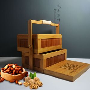 Bamboo Carrying Box Rectangle ZL 01 Tea Packaging Custom Made For Gift Food Storage - Product Image 1