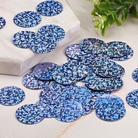 Paillettes rondes en vrac de 50 mm en PVC/PET écologiques pour l'artisanat, le bricolage et la décoration de vêtements – Vente en gros usine