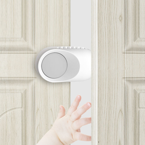 Protector de Puertas Giratorias ABS+TPE, <span class=keywords><strong>Bloqueador</strong></span> de Seguridad para Bebés, Reductor de Ruido, Sin Perforaciones, a Prueba de Niños - Product Image 6