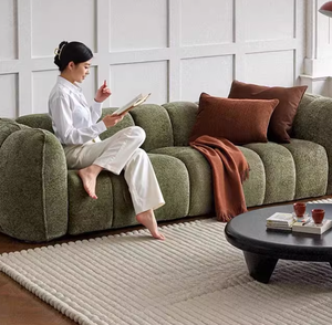 <span class=keywords><strong>Canapé</strong></span> de salon sectionnel moderne et minimaliste avec motif flocon de neige et rembourrage en mousse, <span class=keywords><strong>canapé</strong></span>-lit 2/3 places pour hôtels et usage domestique - Product Image 2