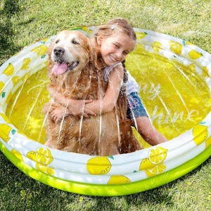 Inflatable Lemon Water Pool 150Cm Outdoor Thickened PVC Swimming Pool For Kids Beach Play - Product Image 2
