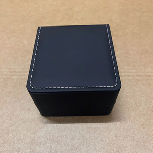 Factory Direct Sale Classic Black PU Leather <b>Watch</b> & Jewelry Box Custom Logo for Men Women Bracelet <b>Case</b> Luxury Gift Packaging - Product Image 4
