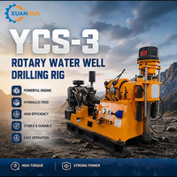 Machine de forage de puits d'eau diesel YCS-3, équipement de forage rotatif portable, outils d'irrigation agricole