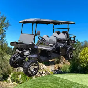 Хит продаж, новый 4-колесный автомобиль для гольфа, универсальная электрическая 6-Местная тележка для гольфа