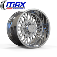 Jantes forgées agressives à rebord profond MAX 24x12 26x14 28x16 pour Ford F250, Ram 3500, GMC 2500HD (8x170, 8x180)