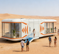 Maisonnette mobile de luxe personnalisable, capsule spatiale préfabriquée pour bureau de jardin, vente en gros directe d'usine