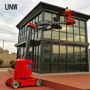 Nacelle élévatrice électrique à batterie UNW Lift Mini, nacelle élévatrice à mât vertical simple pour travaux en hauteur et espaces étroits - Product Image 2