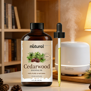 Fabrika Doğrudan Doğal Sedir Ağacı Esansiyel Yağı Cilt Saç Bakım Yağı Saf Sedir Ağacı Yağı Aromaterapi Stres Giderici - Product Image 1